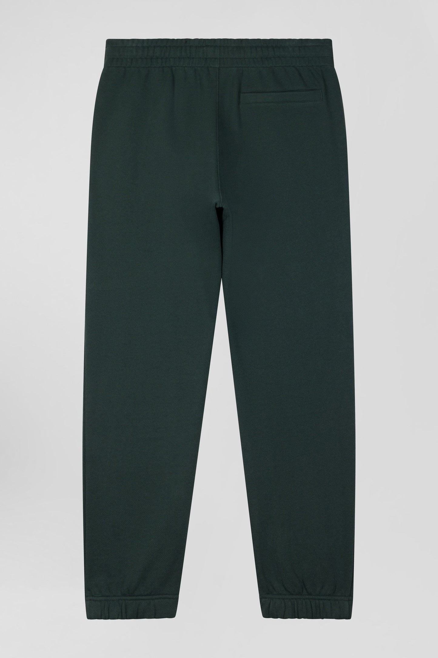 Pantalon jogging en molleton gratté vert coupe Regular - Image 4