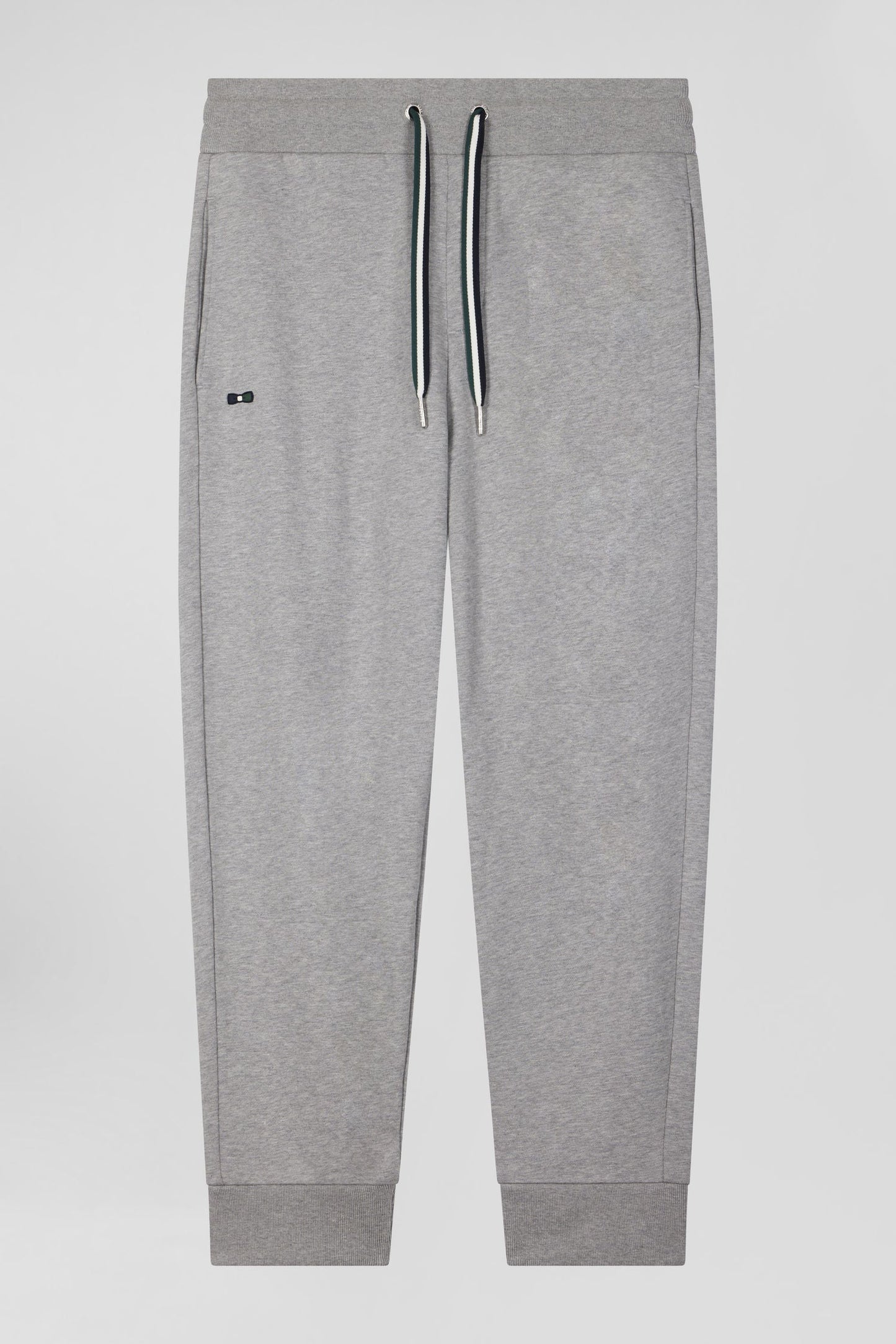 Pantalon jogging en molleton gratté gris coupe Relaxed - Image 2