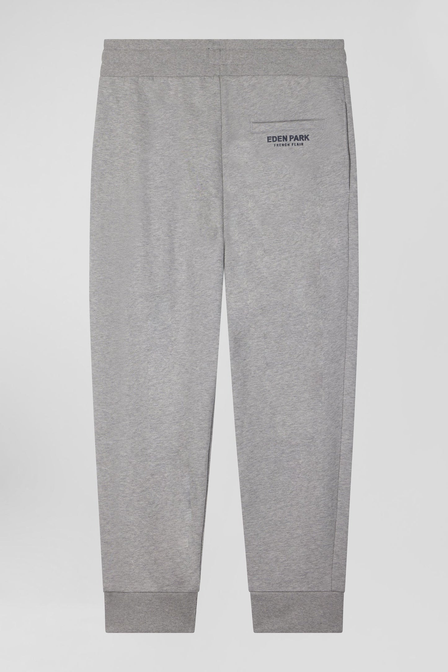 Pantalon jogging en molleton gratté gris coupe Relaxed - Image 4