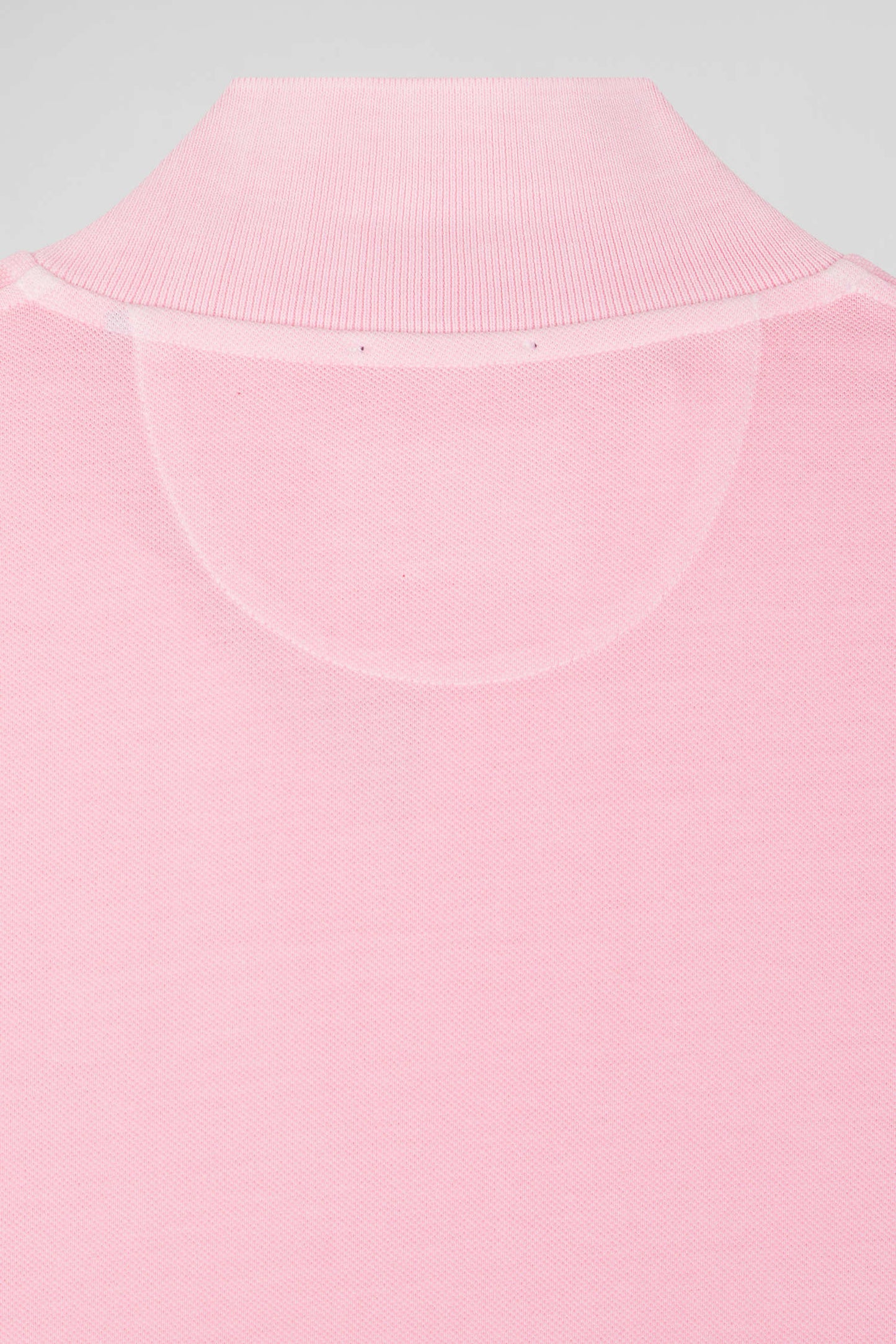 Polo manches courtes unisexe en piqué coton rose surteint coupe Oversized - Image 14