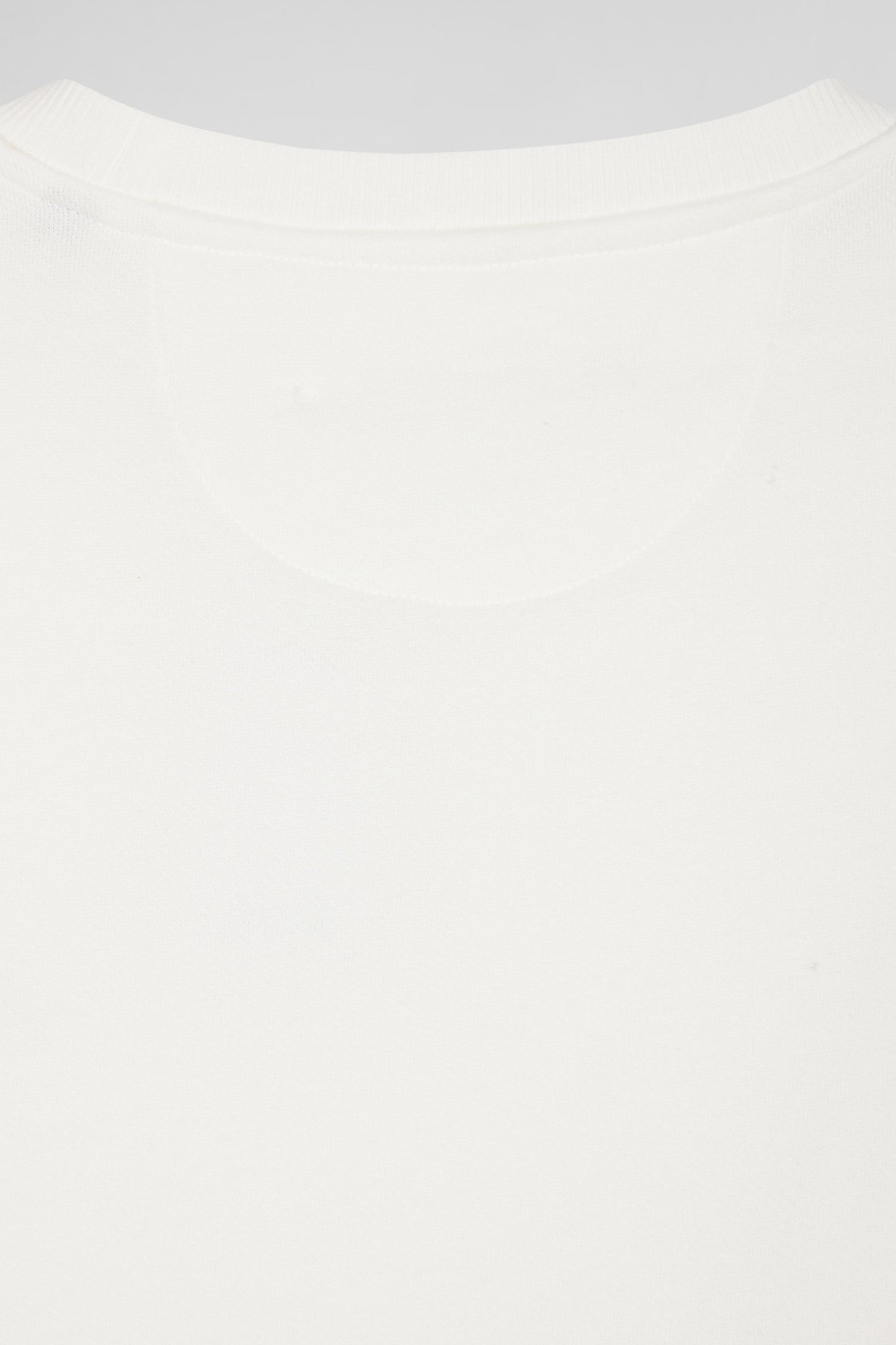 Sweatshirt en molleton coton uni écru coupe Regular - Image 10