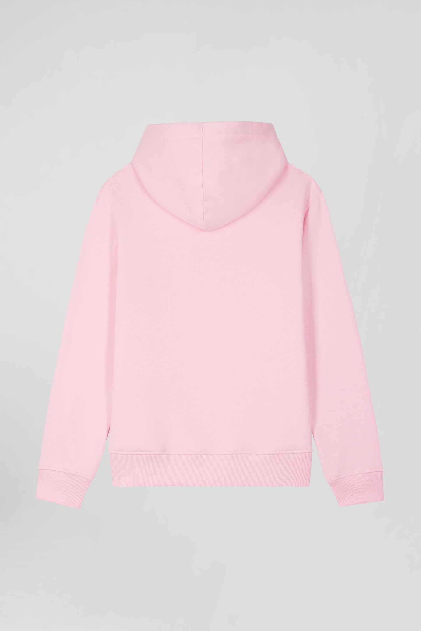 Sweatshirt à capuche en molleton coton rose coupe Regular - Image 5