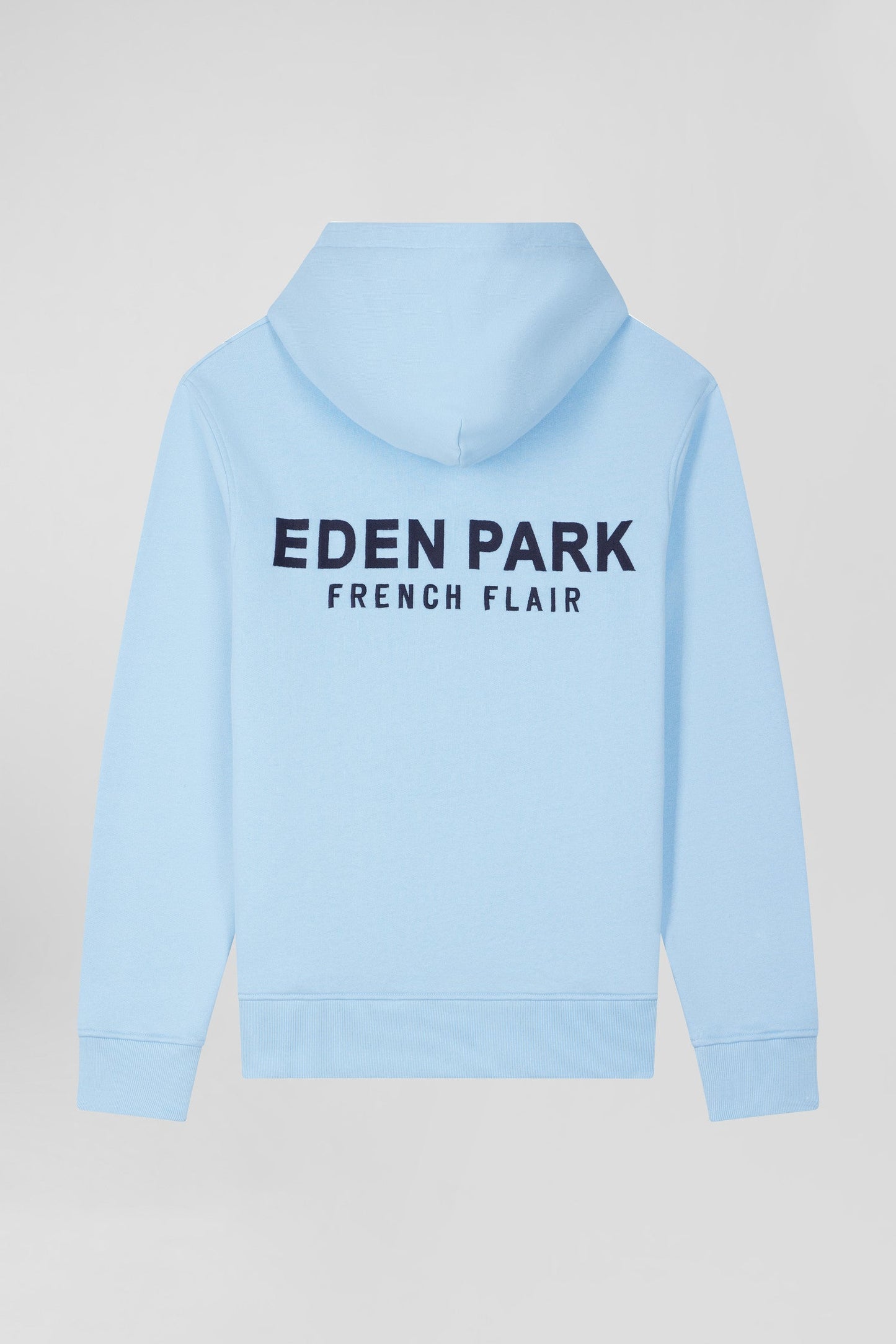 Sweatshirt à capuche en molleton ciel broderie Eden Park coupe Regular - Image 5