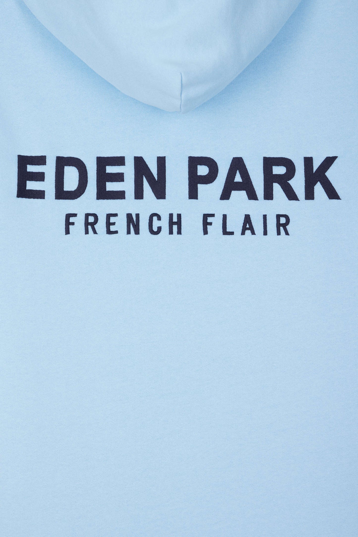 Sweatshirt à capuche en molleton ciel broderie Eden Park coupe Regular - Image 10