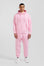 Sweatshirt à capuche unisexe en molleton coton rose surteint coupe Oversized