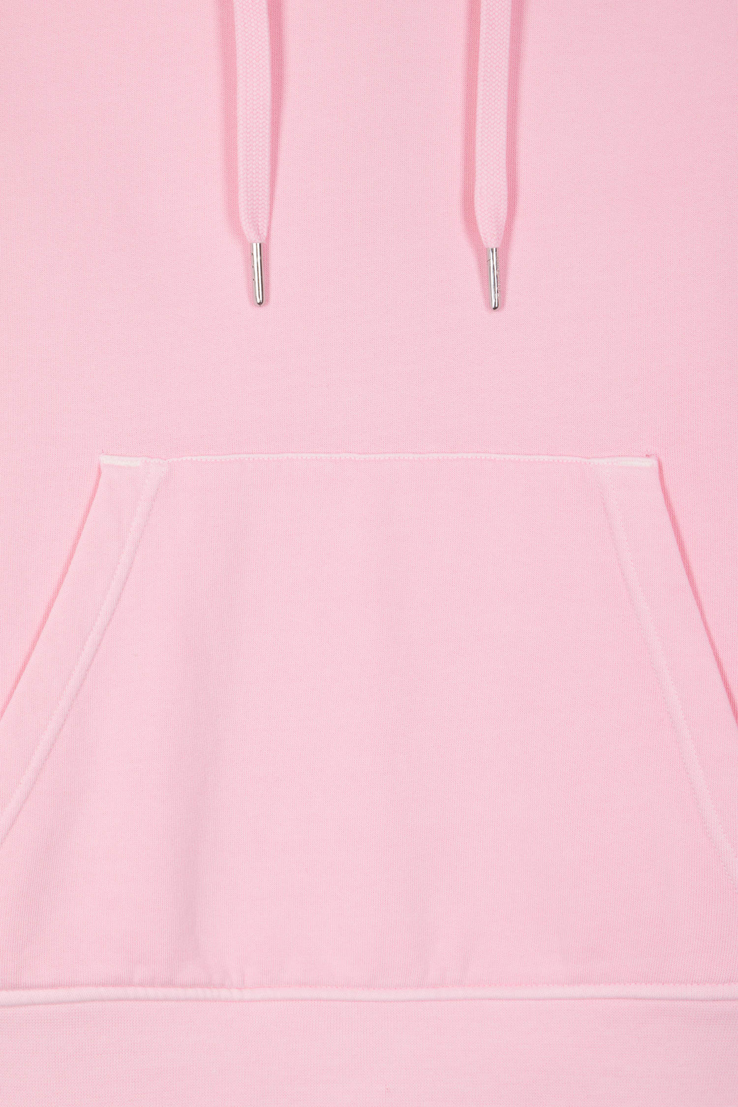 Sweatshirt à capuche unisexe en molleton coton rose surteint coupe Oversized