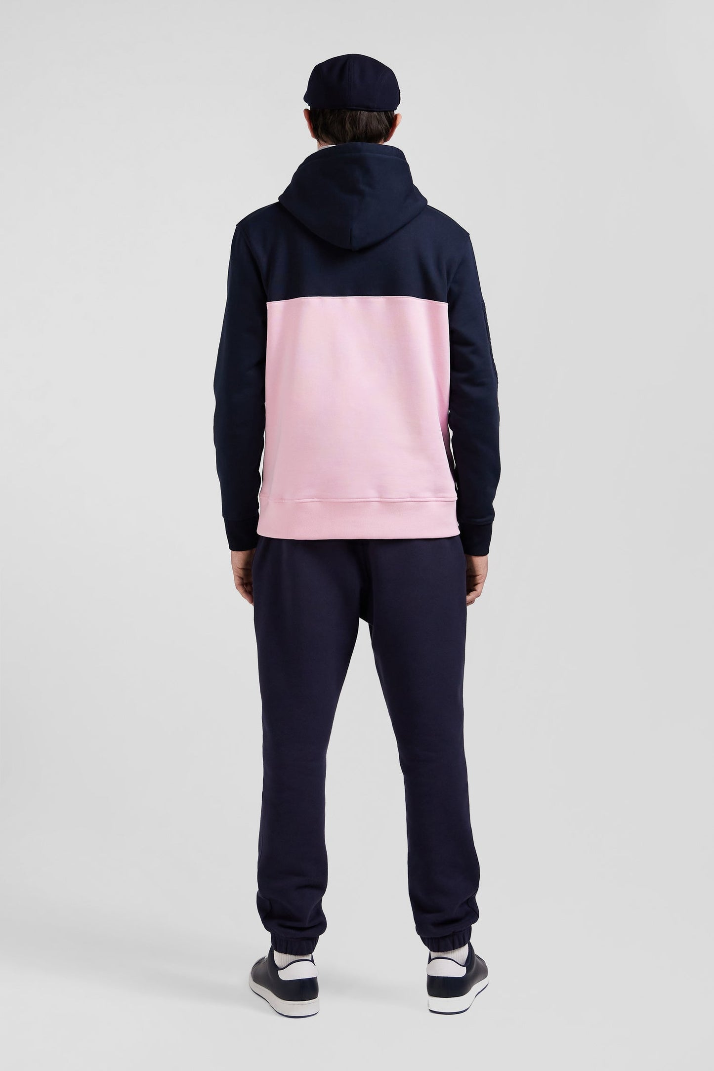 Sweatshirt à capuche en coton rose coupe Regular - Image 6