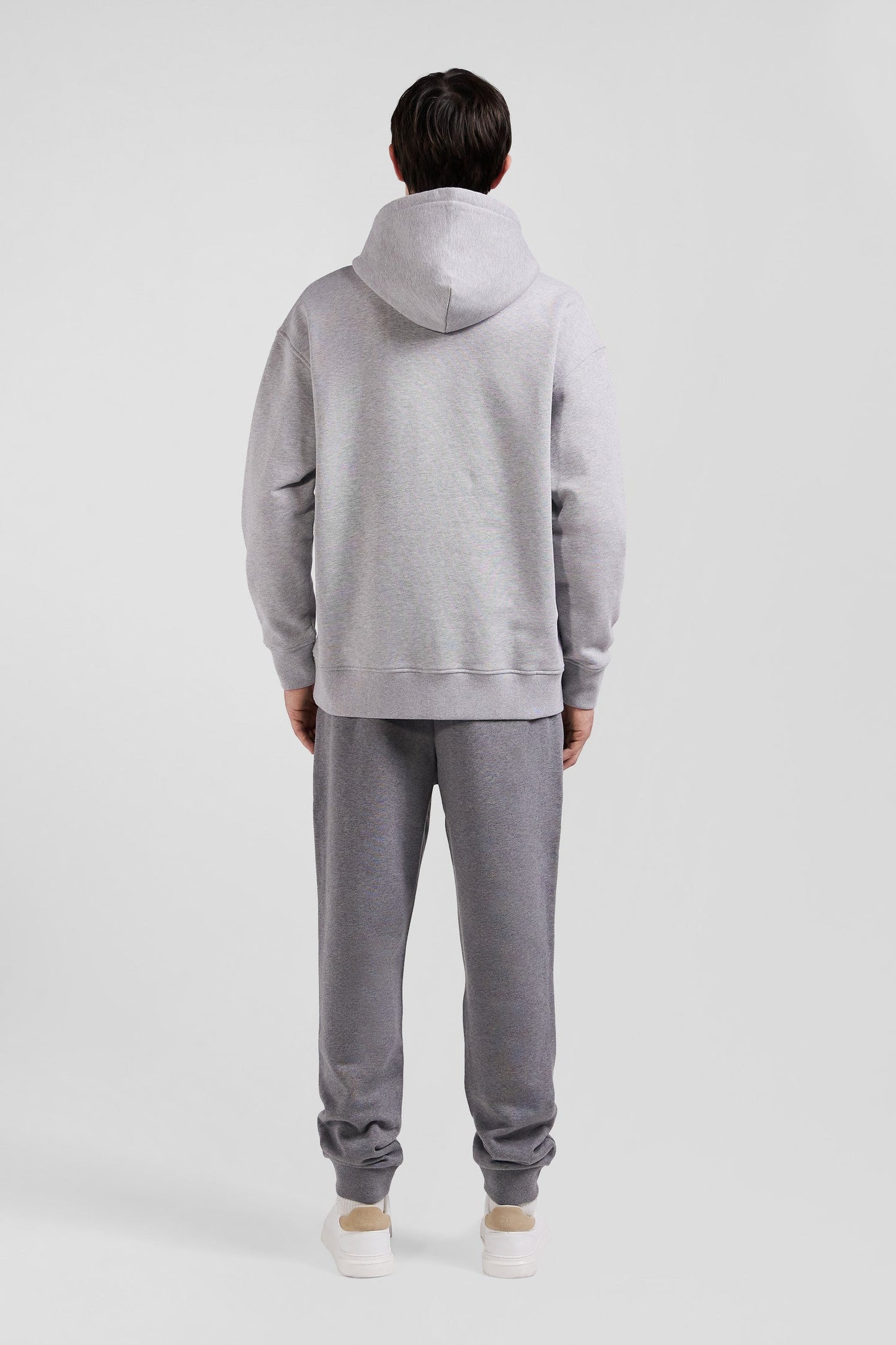 Sweatshirt en coton gris coupe Oversize - Image 7