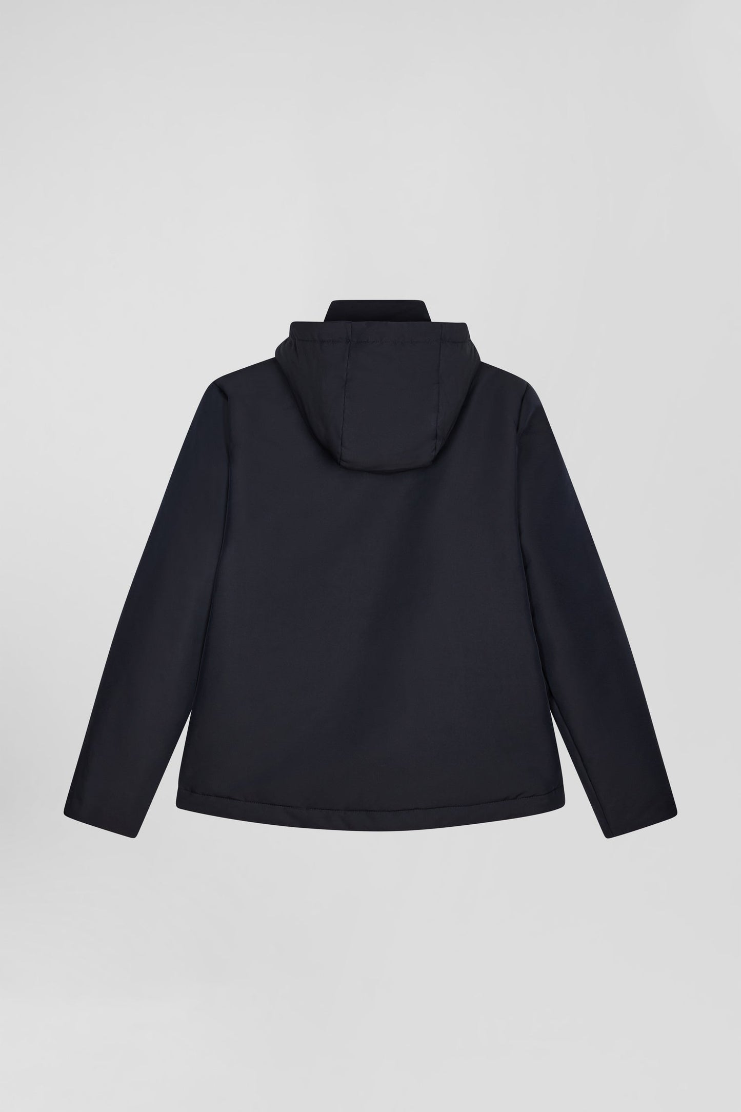 Blouson zippé à capuche bleu marine - Image 5