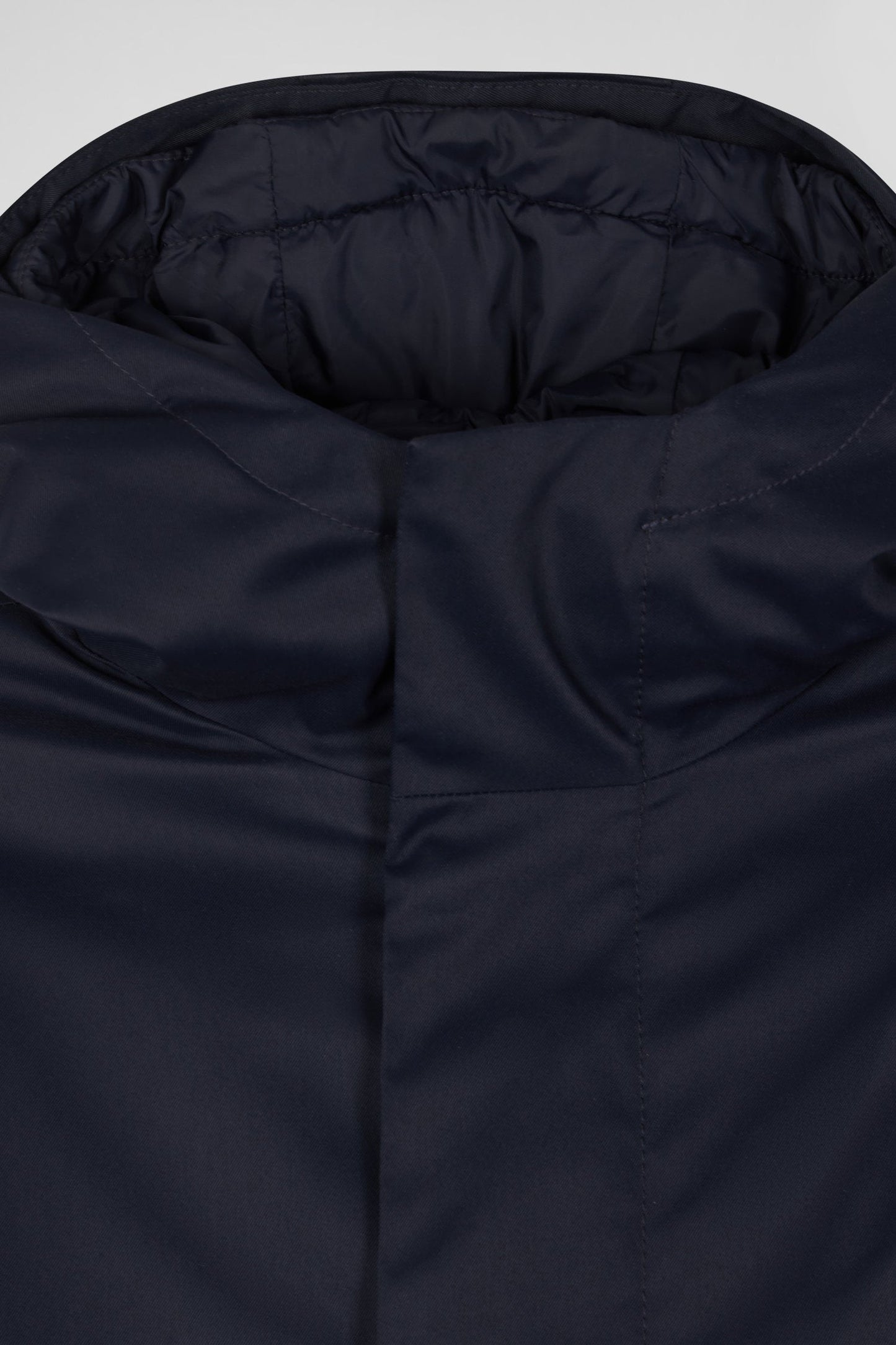 Parka et doudoune 2-en-1 en nylon bleu marine - Image 8