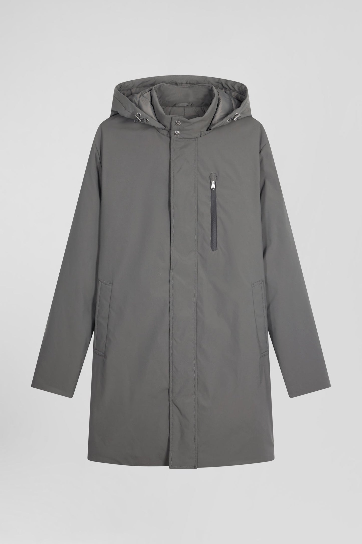 Parka à capuche grise - Image 2