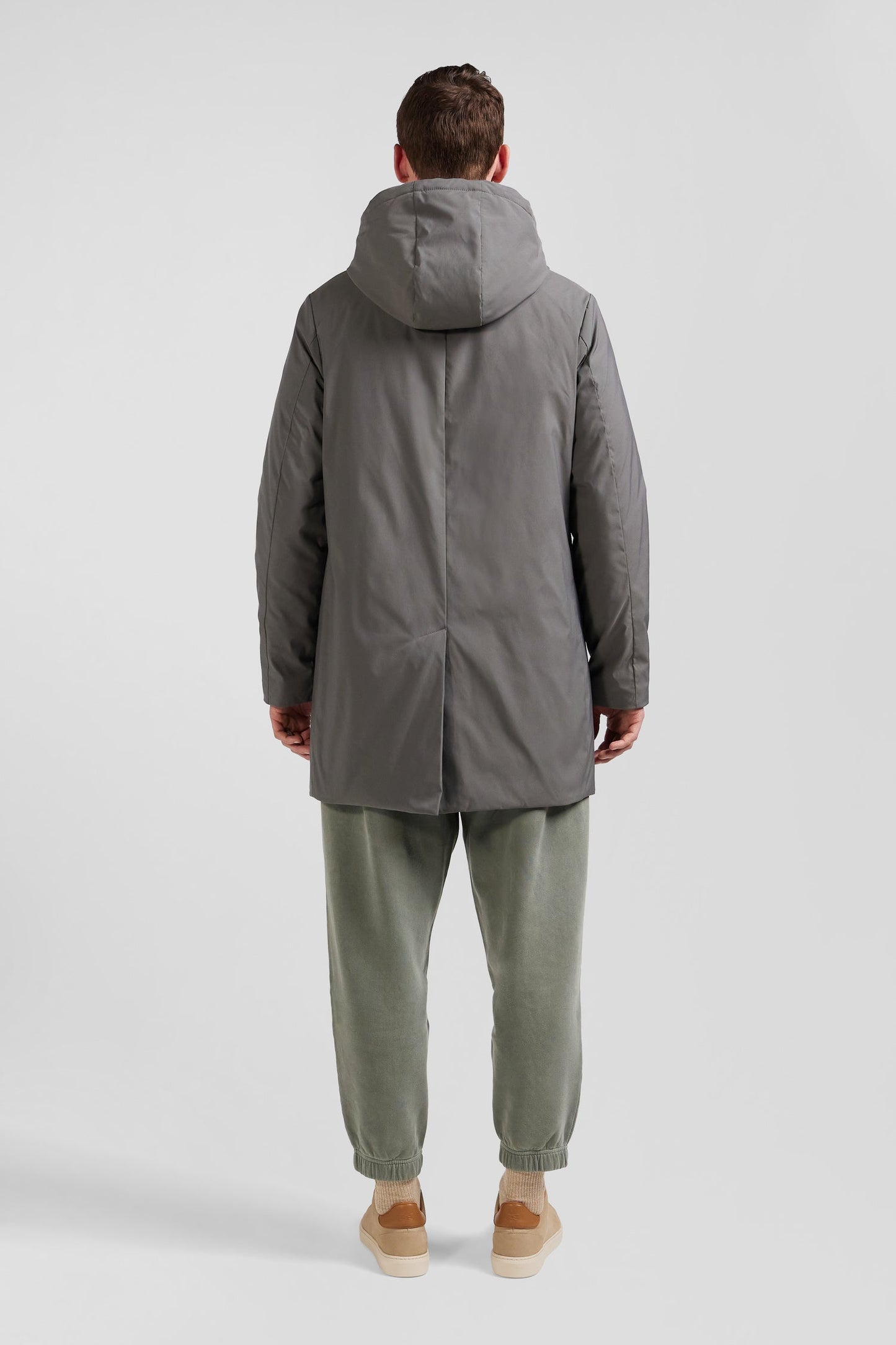 Parka à capuche grise - Image 7