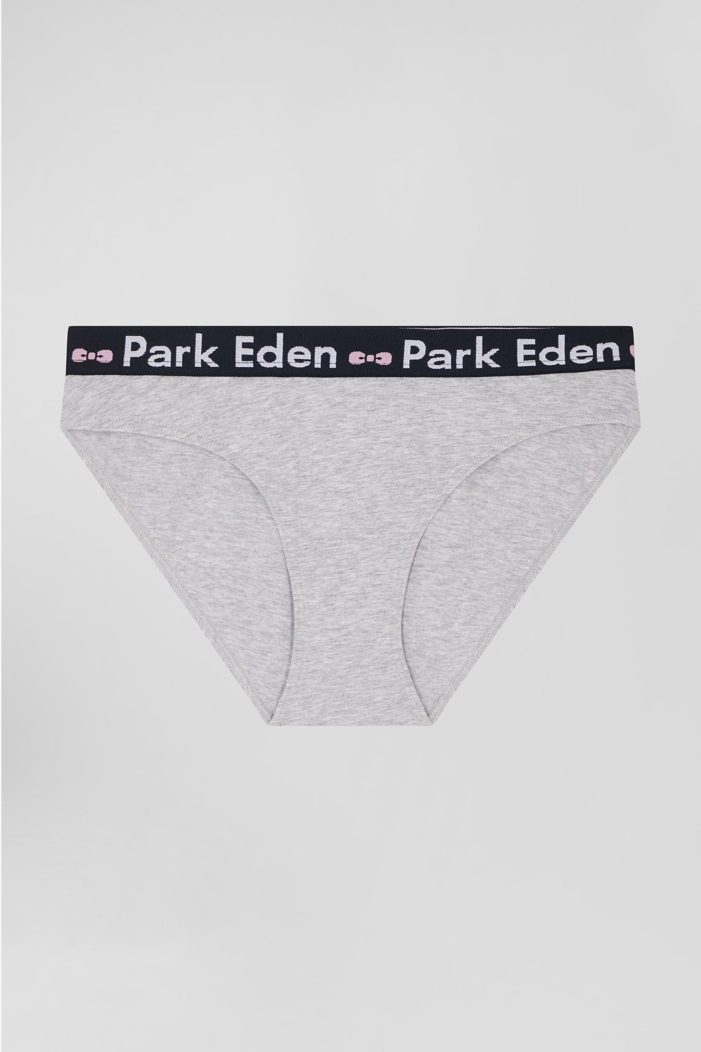 Grey stretch cotton brief