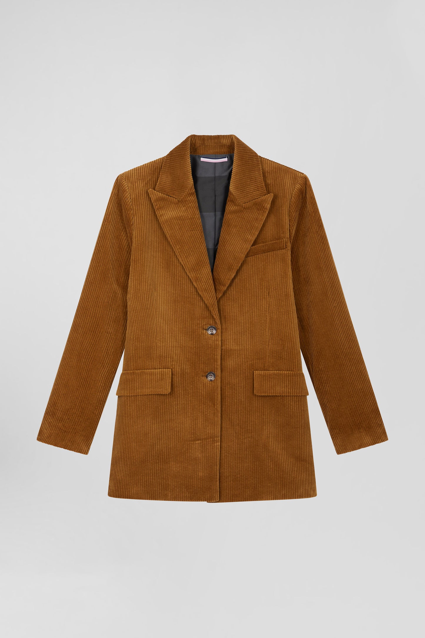 Camel corduroy blazer Modern fit