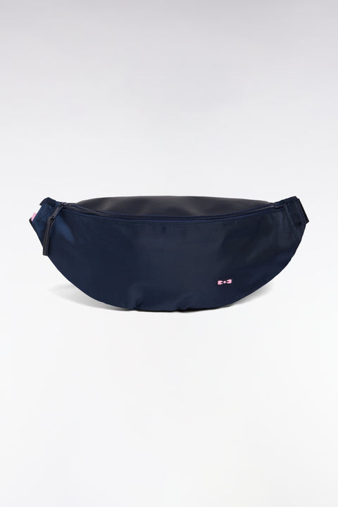 Besace banane en nylon marine - Image 1