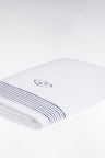 Drap de bain en coton éponge blanc