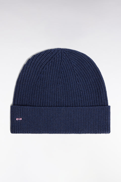 Bonnet en coton marine - Image 1