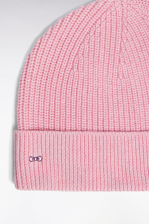 Bonnet en coton rose - Image 2