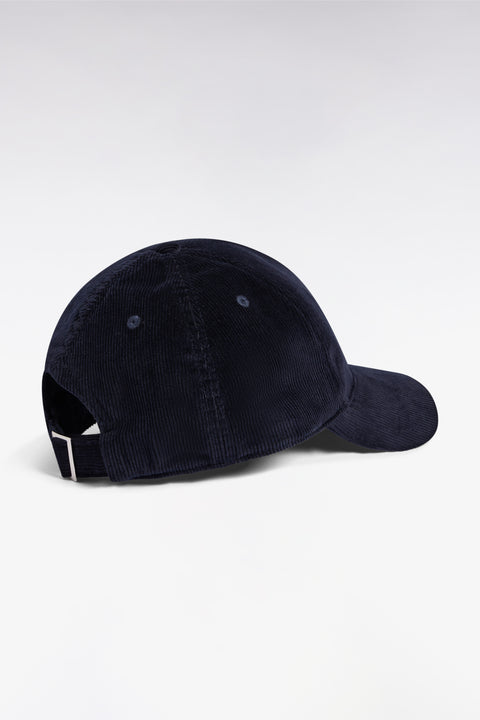 Casquette en velours côtelé marine - Image 2