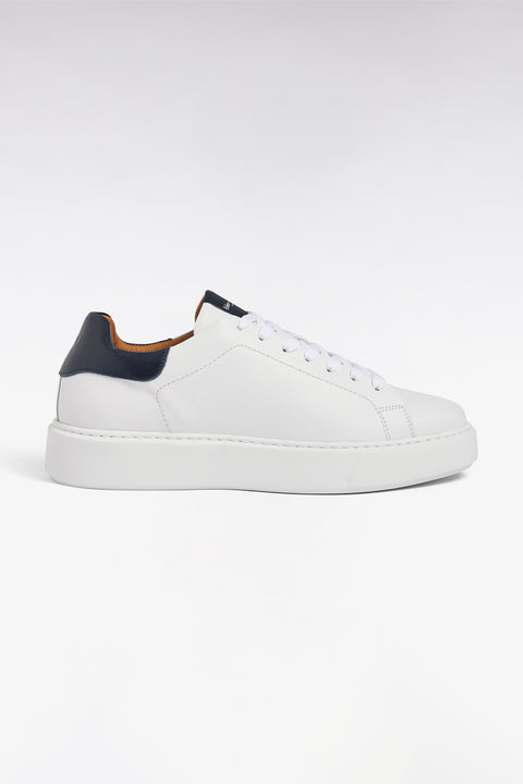 Baskets basses en cuir blanc - Image 1