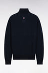 Cardigan zippé XV de France en coton marine