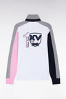 Maillot à manches longues XV de France blanc dos brodé coupe droite