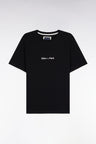 T-shirt à manches courtes broderie Eden Park en coton noir