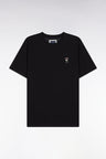 T-shirt à manches courtes en coton noir