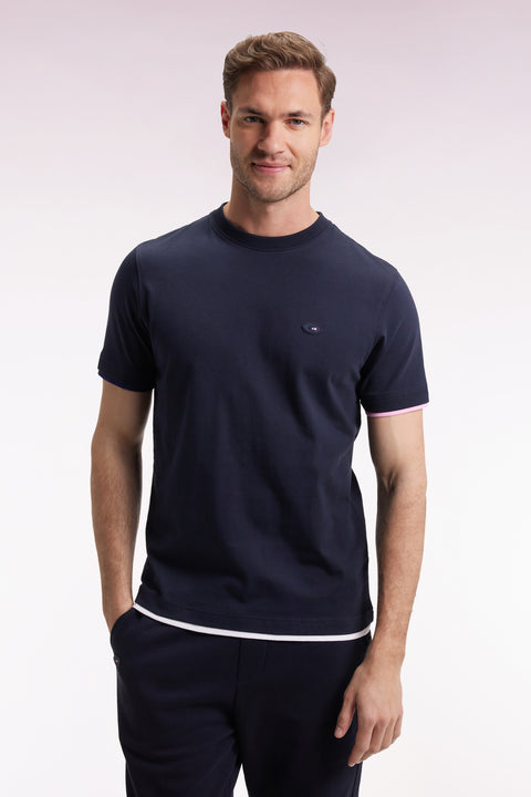T-shirt XV de France à manches courtes marine - Image 1