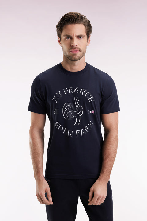 T-shirt à manches courtes marine XV de France - Image 1