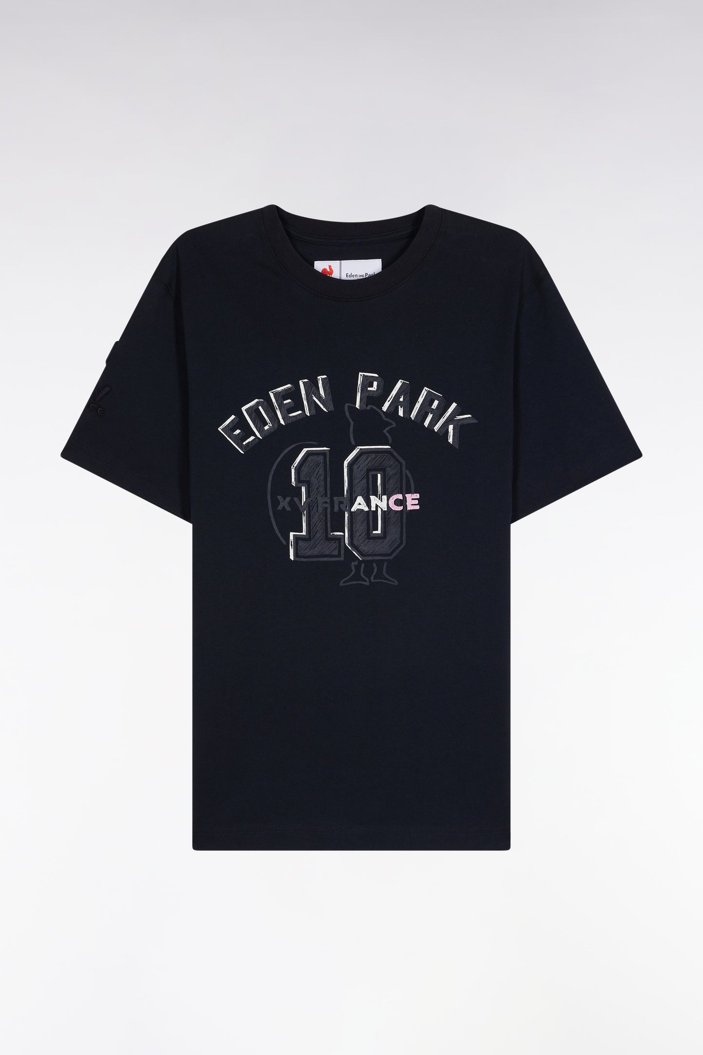 T-shirt à manches courtes marine XV de France