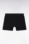 Boxer en jersey de coton micro-motifs nœuds papillon noir