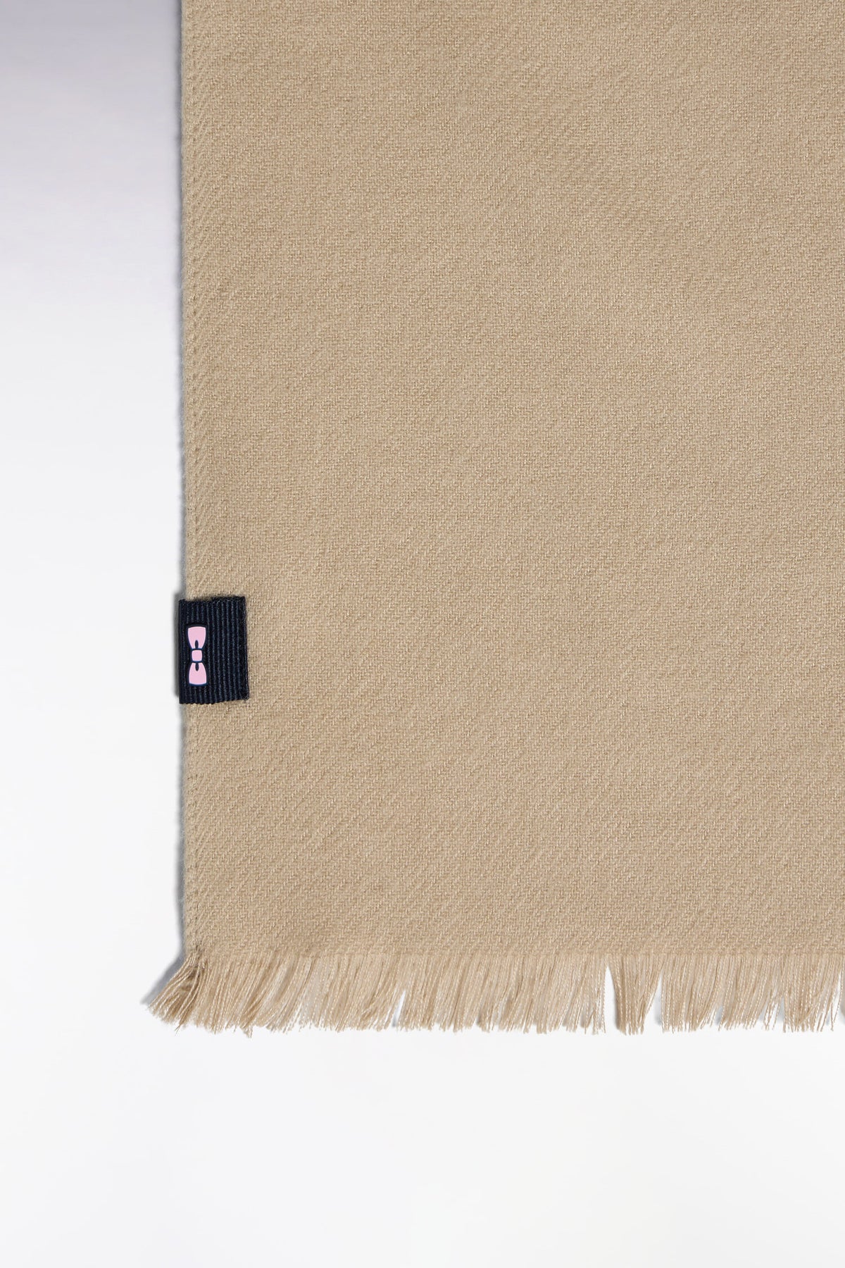 Light camel marl scarf