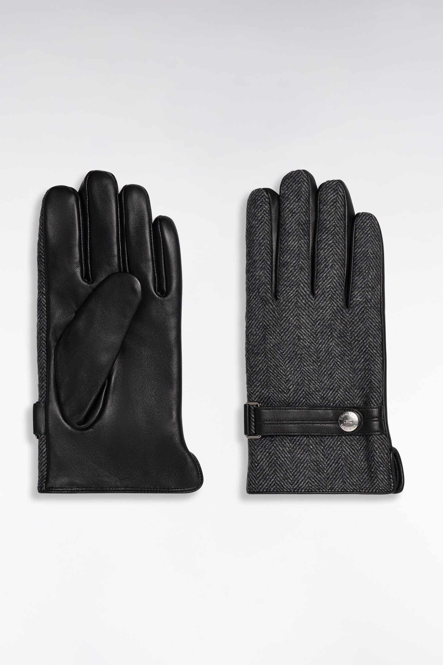 Gants en maille noirs