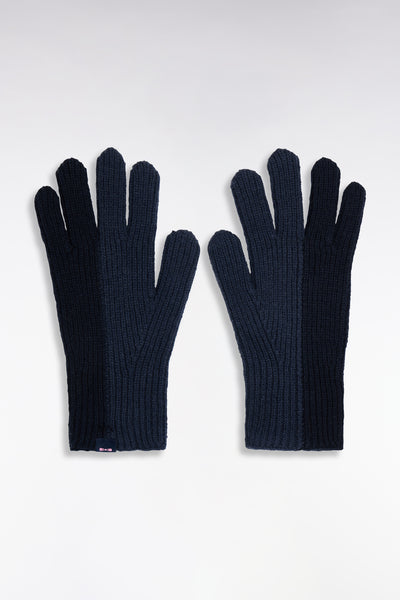 Gants en laine marine