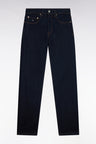 Regular fit raw blue stretch denim jeans