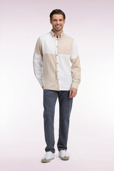 Jean en denim stretch one wash gris coupe regular - Image 3