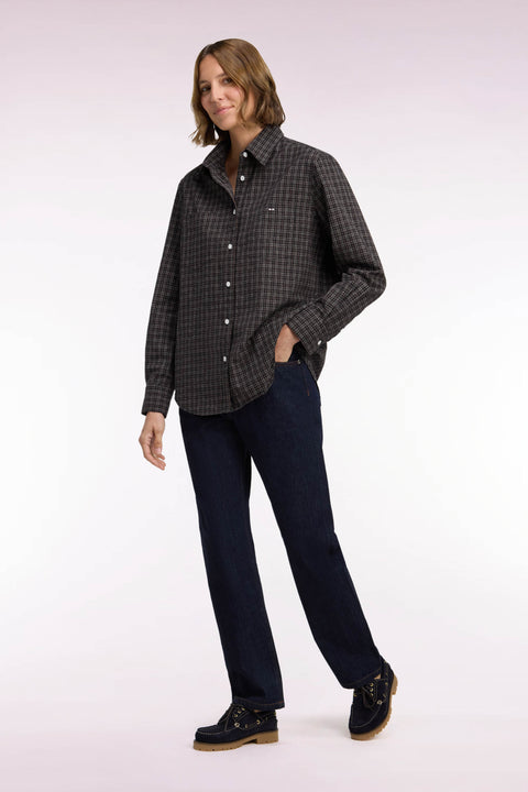 Jean en denim brut coupe regular mid-rise - Image 1