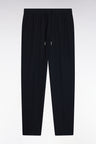 Pantalon à taille élastiquée en nylon stretch technique marine coupe Modern