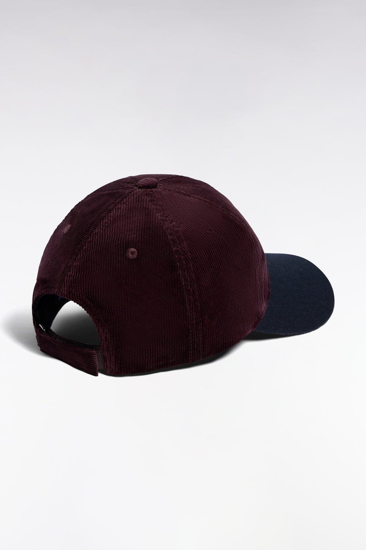 Casquette bimatière marron écusson Eden Park