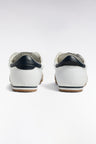 Baskets basses en cuir blanc