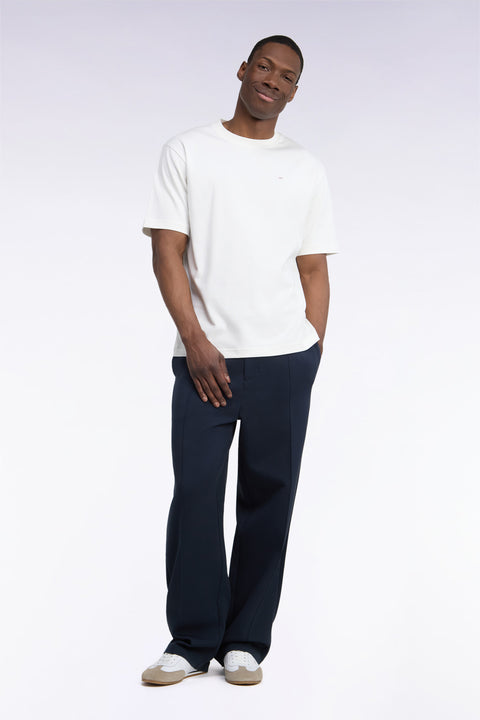 Jogging unisexe marine coupe loose - Image 3