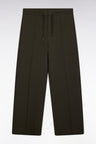 Jogging unisexe kaki coupe loose