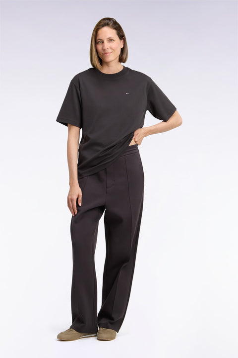 Jogging unisexe marron coupe loose - Image 3