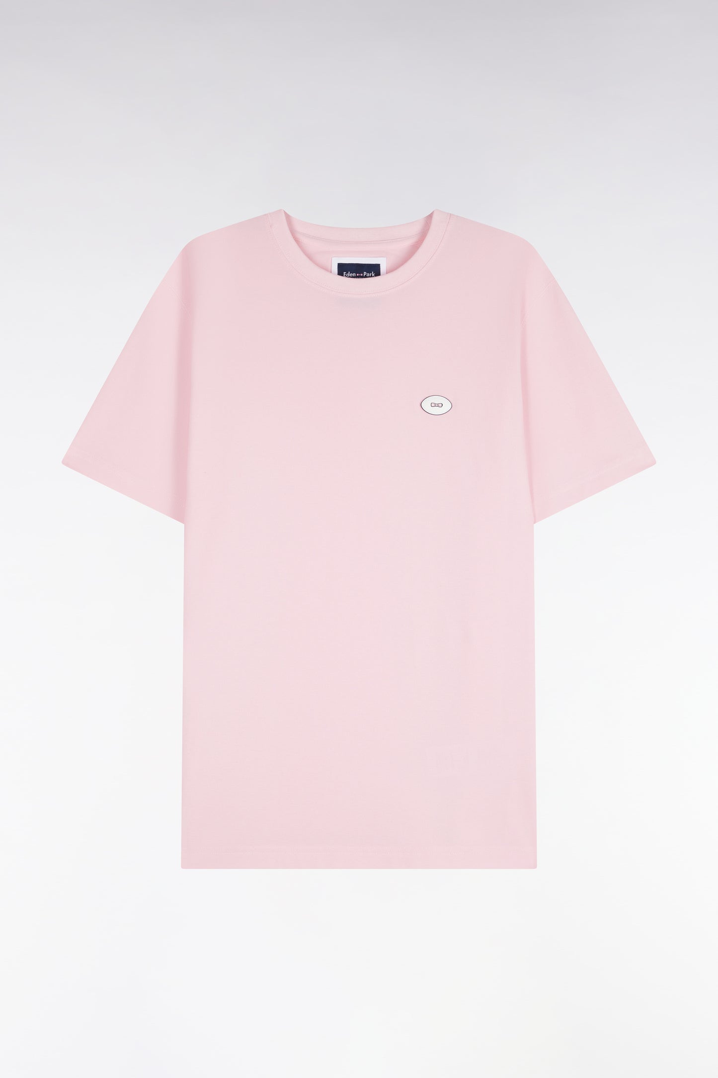 T-shirt manches courtes rose coupe droite