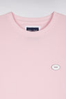 T-shirt manches courtes rose coupe droite