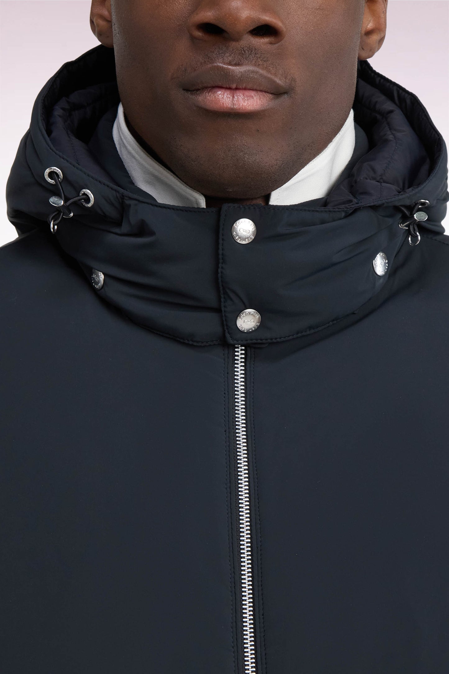 Doudoune en nylon noir