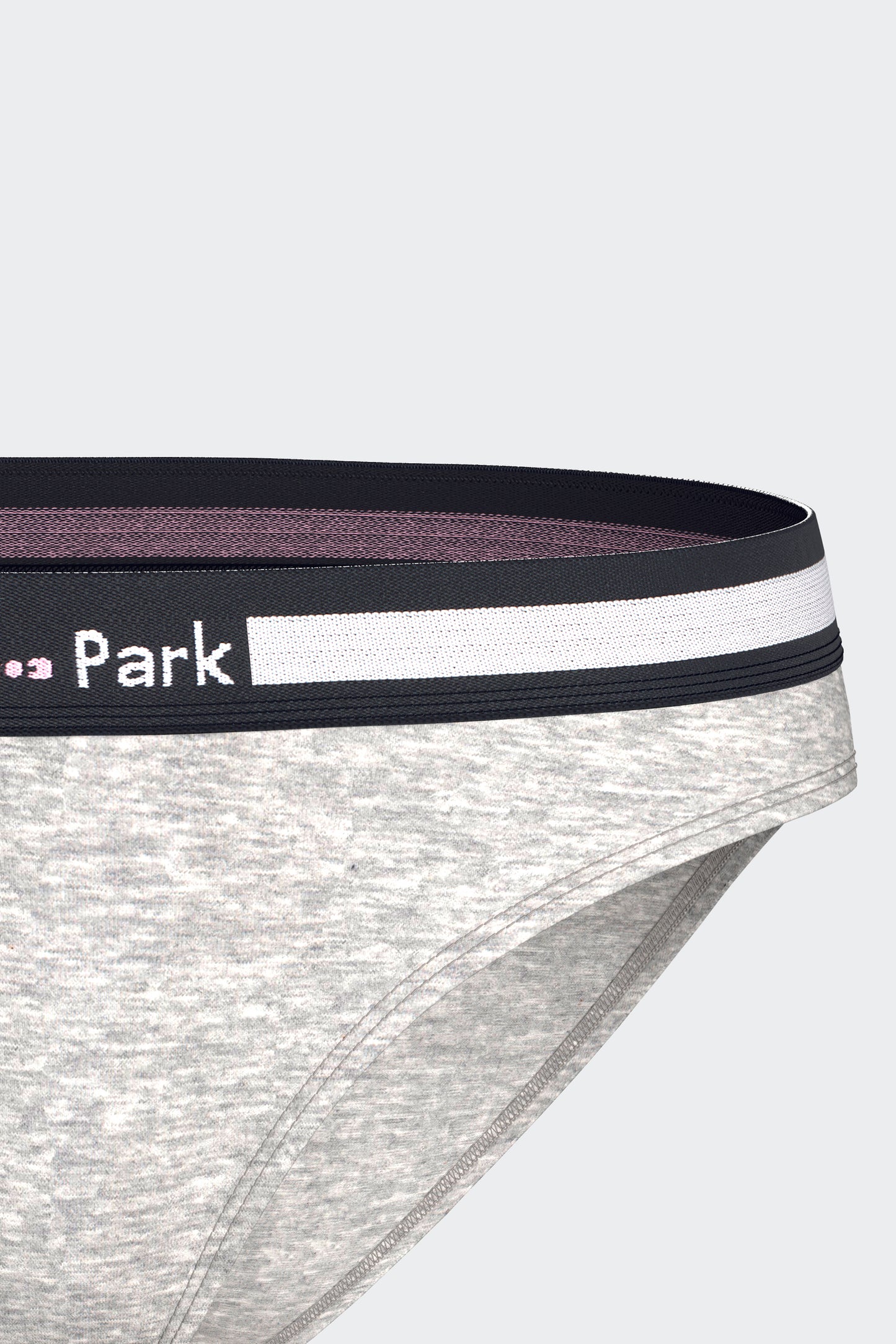 Culotte unie en coton stretch gris