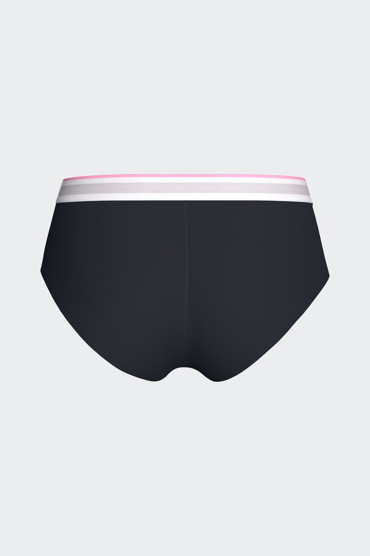 Shorty uni en Tencel stretch marine