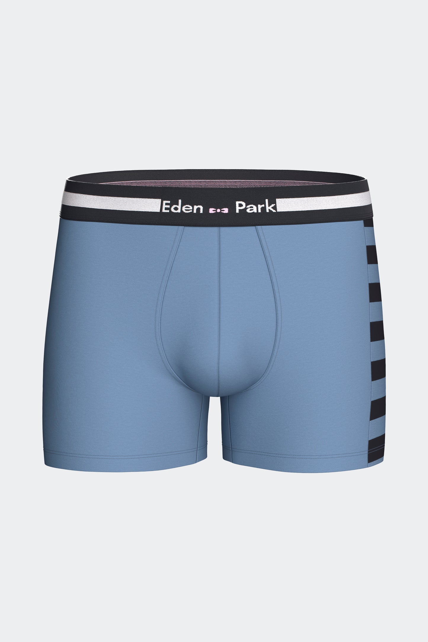 Lot de 2 boxers en jersey de coton stretch marine et ciel